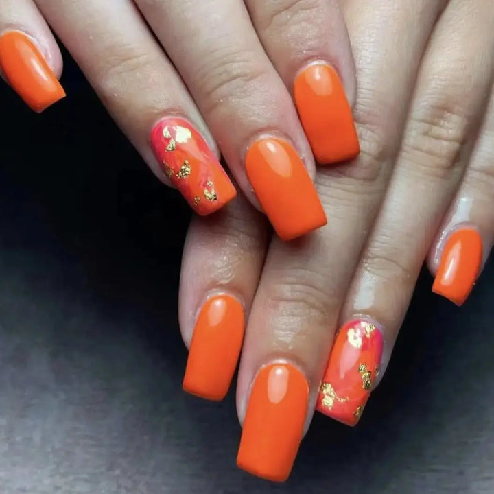 Leaf Foil Nail Art   Naio Nails