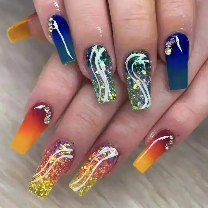 Indi-go-go | Nail Art Glitter | LB705   Naio Nails