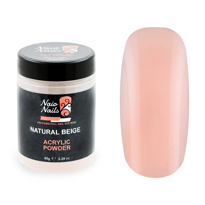 Natural Beige Cover Pink Acrylic Powder 12g - 195g   Naio Nails
