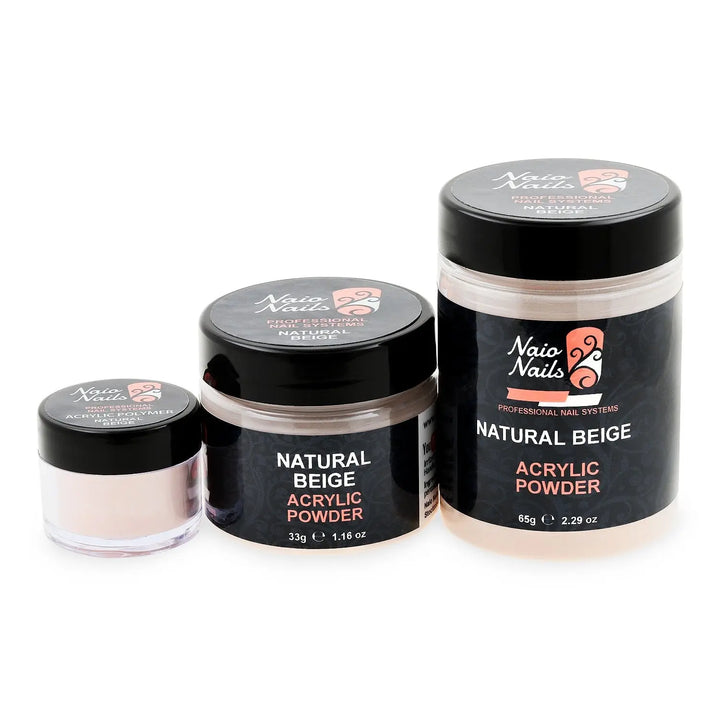 Natural Beige Cover Pink Acrylic Powder 12g - 195g   Naio Nails