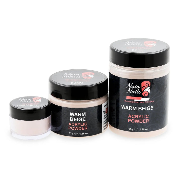 Warm Beige Cover Pink Acrylic Powder 12g - 195g   Naio Nails