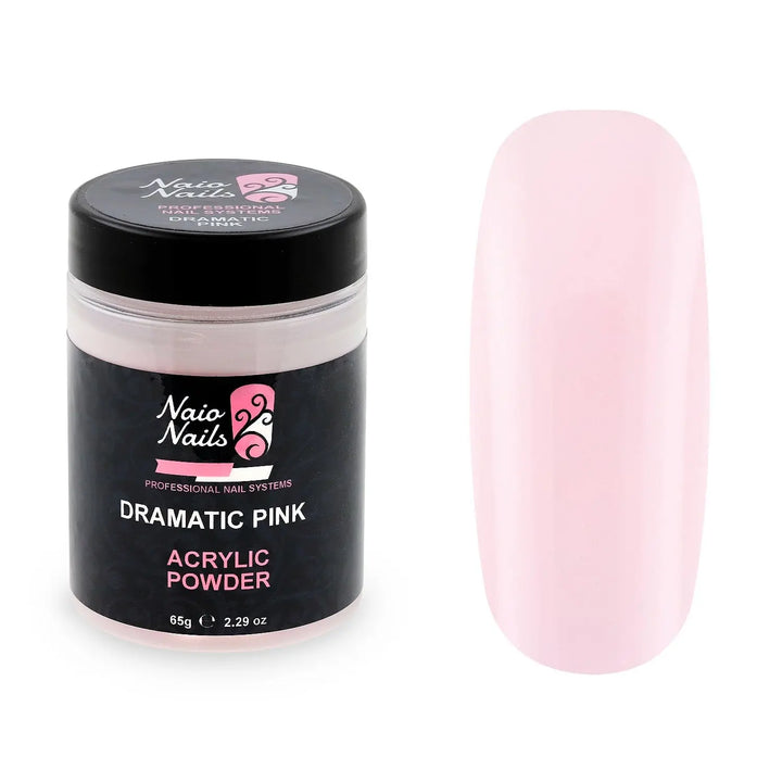 Dramatic Pink Transparent Acrylic Powder 12g - 195g   Naio Nails