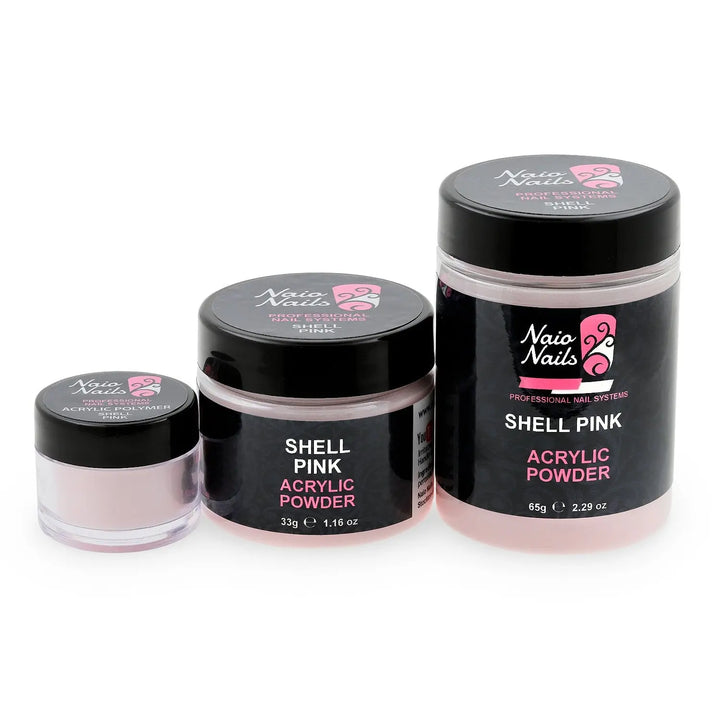 Shell Pink Acrylic Powder 12g - 195g   Naio Nails