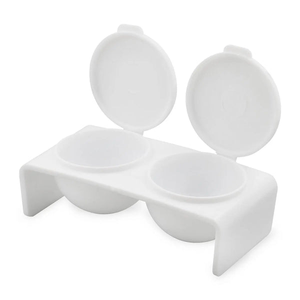 Double Plastic Dappen Dish   Naio Nails