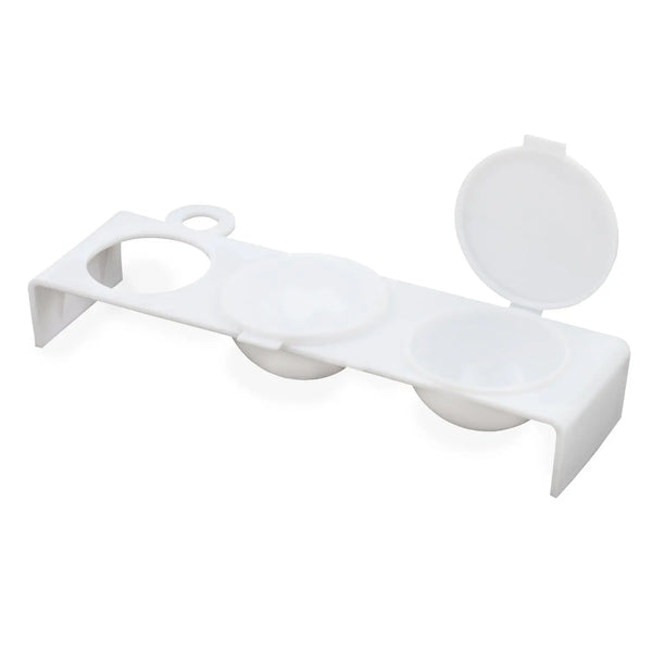 Triple Plastic Dappen Dish   Naio Nails