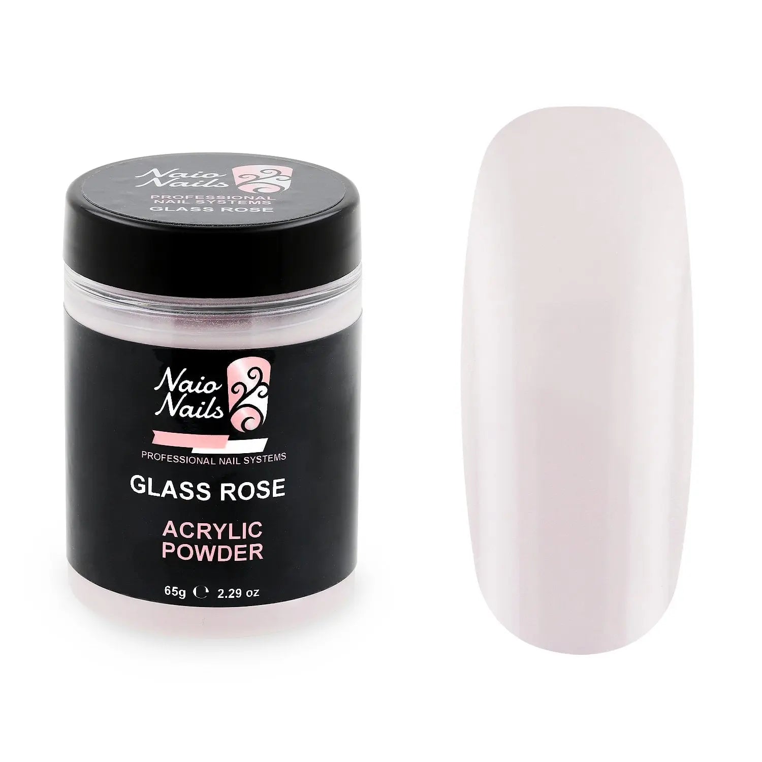 Glass Rose Acrylic Powder 12g - 195g   Naio Nails
