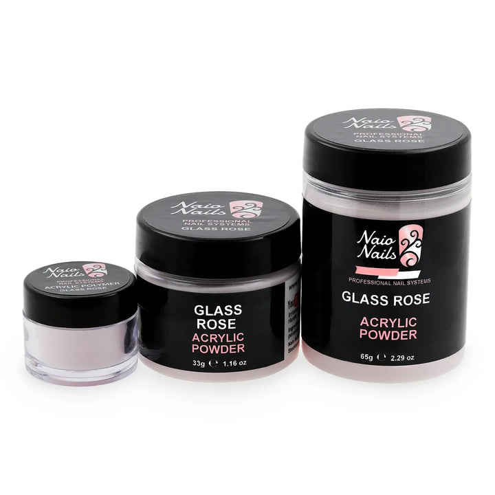 Glass Rose Acrylic Powder 12g - 195g   Naio Nails