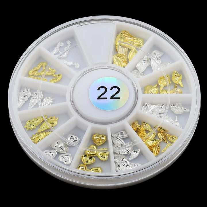 Metallic Nail Art Decals - Shells   Naio Nails