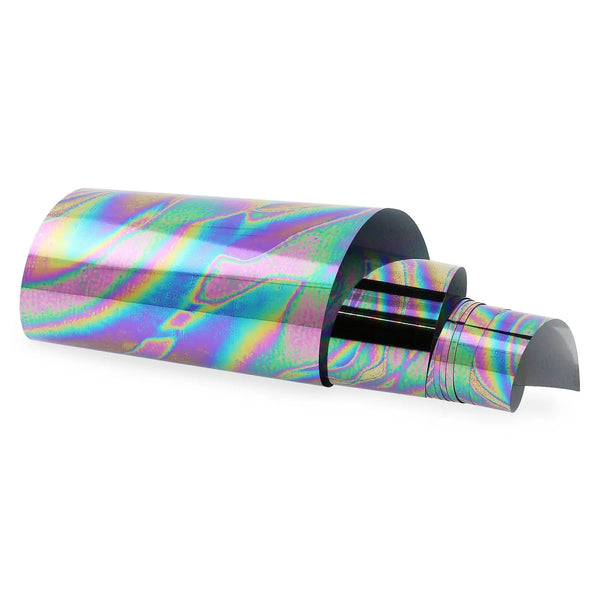 NF-019 Oil Slick - Transfer Foil Strip   Naio Nails