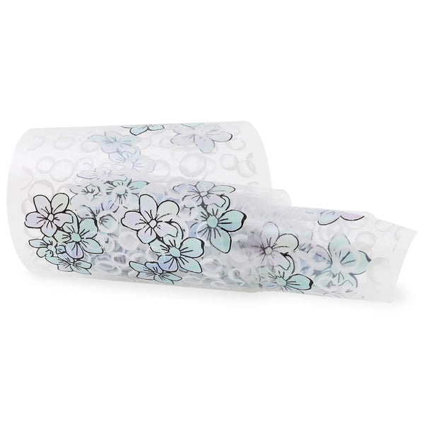 NF-026 Painted Flowers - Transfer Foil Strip   Naio Nails