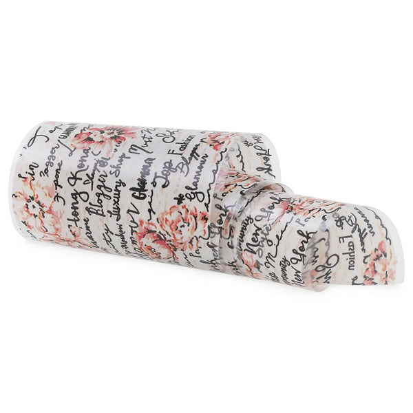 NF-029 Floral Script - Transfer Foil Strip   Naio Nails