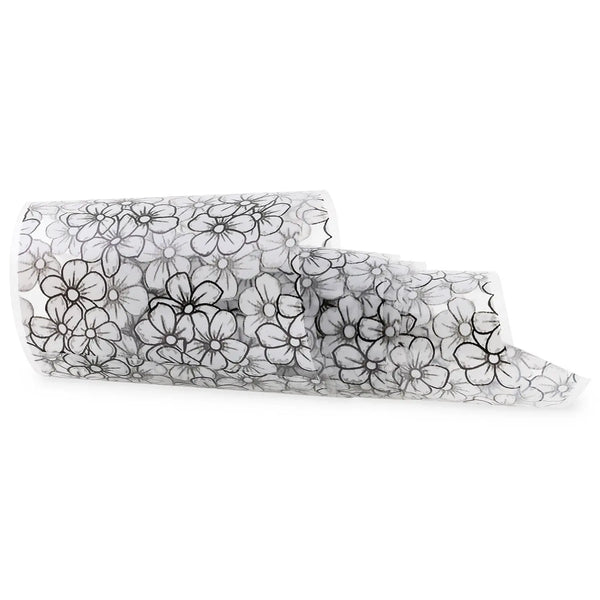 NF-031 White Daisy - Transfer Foil Strip   Naio Nails