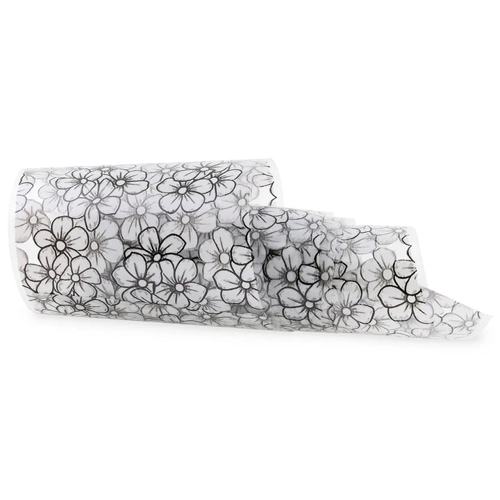 NF-031 White Daisy - Transfer Foil Strip   Naio Nails