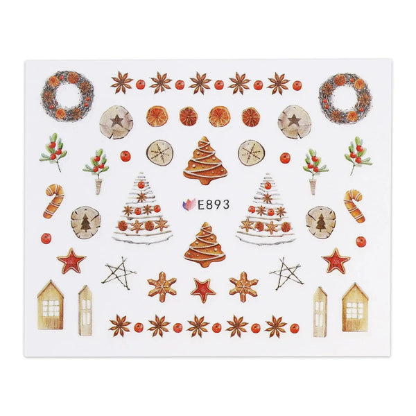 Christmas Sticker - Christmas Cookies   Naio Nails