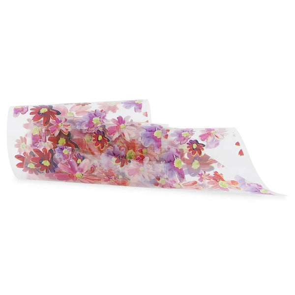 NF-051 Summer Flower - Transfer Foil Strip   Naio Nails