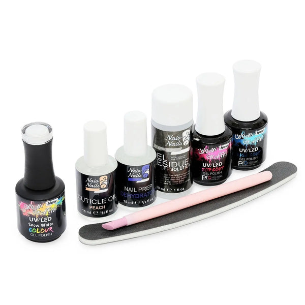 Gel Polish Starter Kit - Snow White   Naio Nails
