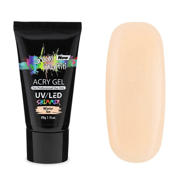 Shimmer AcryGel - Winter Tan 30g   Naio Nails