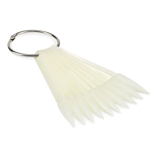 Natural Stiletto Colour Display Fan - Pack of 50   Naio Nails