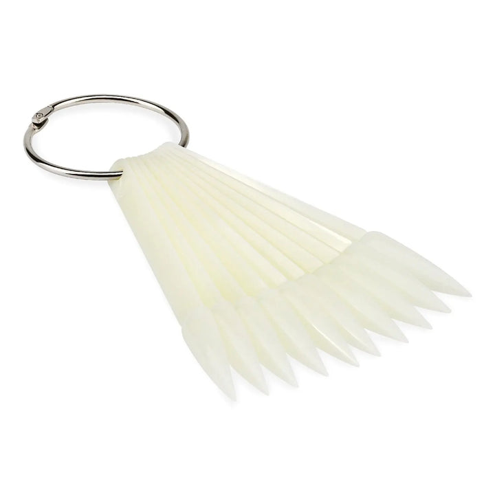 Natural Stiletto Colour Display Fan - Pack of 50   Naio Nails