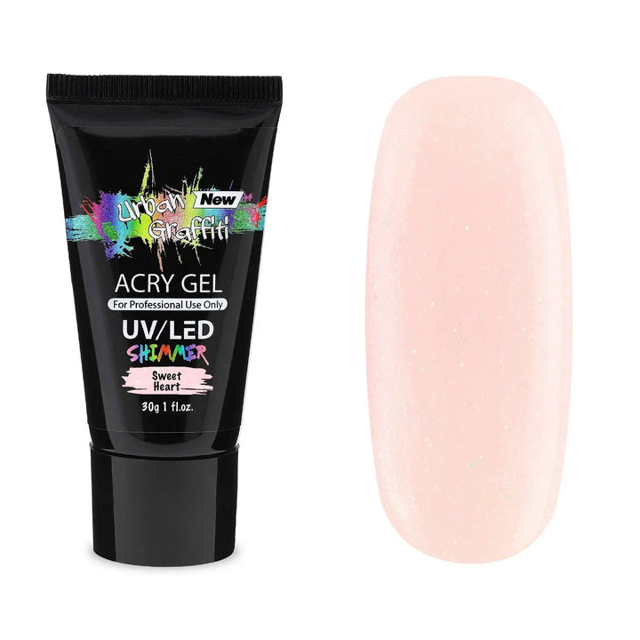 Shimmer AcryGel - Sweet Heart 30g   Naio Nails