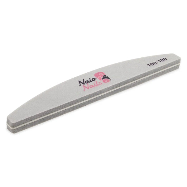 Grit Moon Shaped Buffer 100/180   Naio Nails