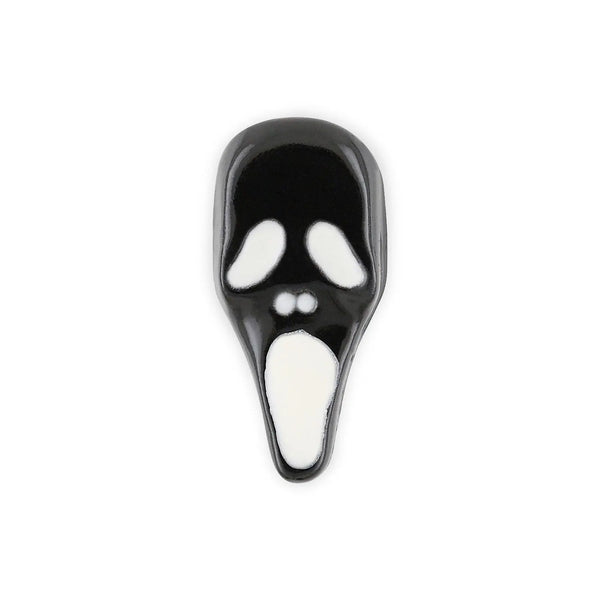 Pot of 4 Black Screaming Ghoul Halloween Charms   Naio Nails