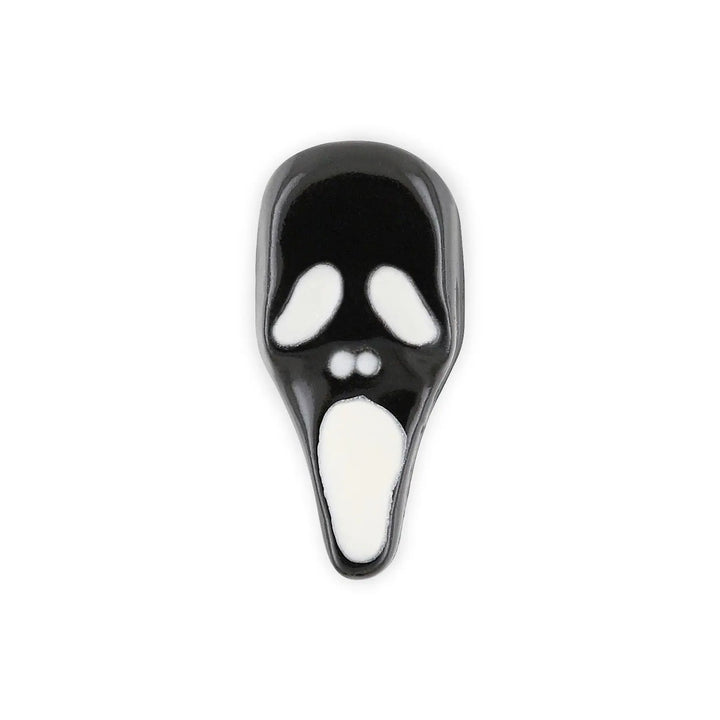 Pot of 4 Black Screaming Ghoul Halloween Charms   Naio Nails