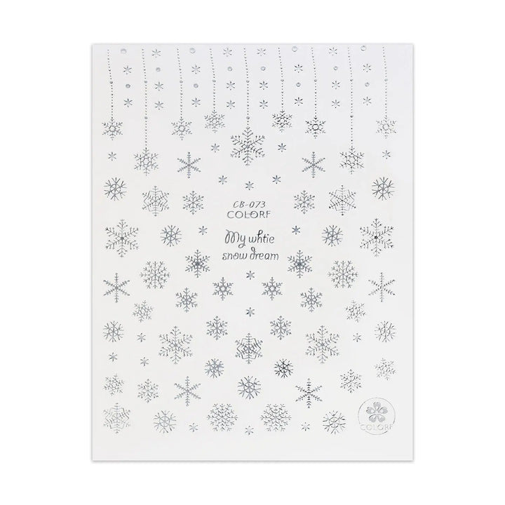 Christmas Sticker - Snowflake Selection 2   Naio Nails