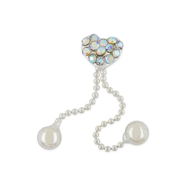 Pot of 10 Charms - AB Heart Dangle   Naio Nails