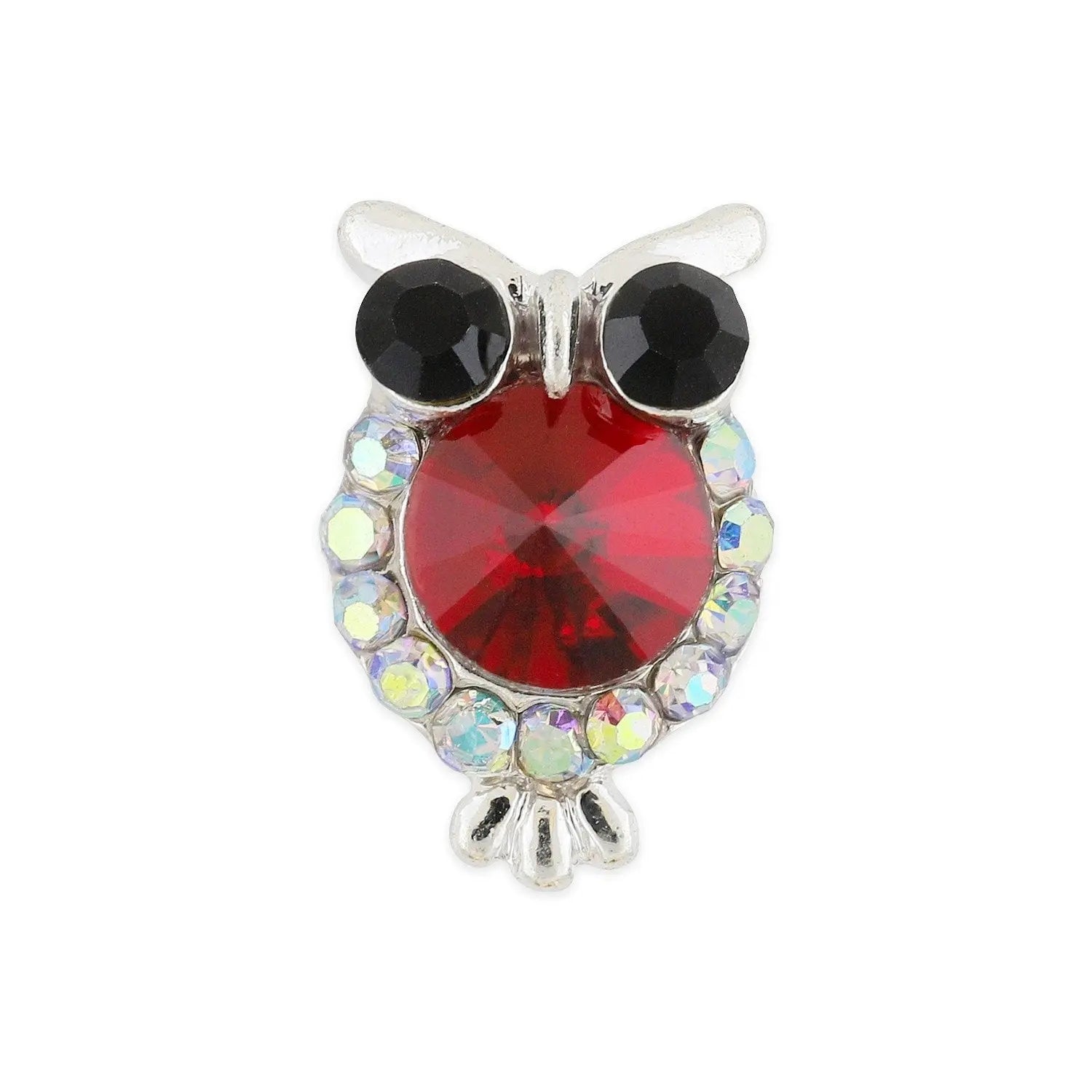 Pot of 10 Charms - Ruby Owl   Naio Nails