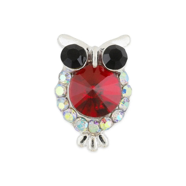 Pot of 10 Charms - Ruby Owl   Naio Nails