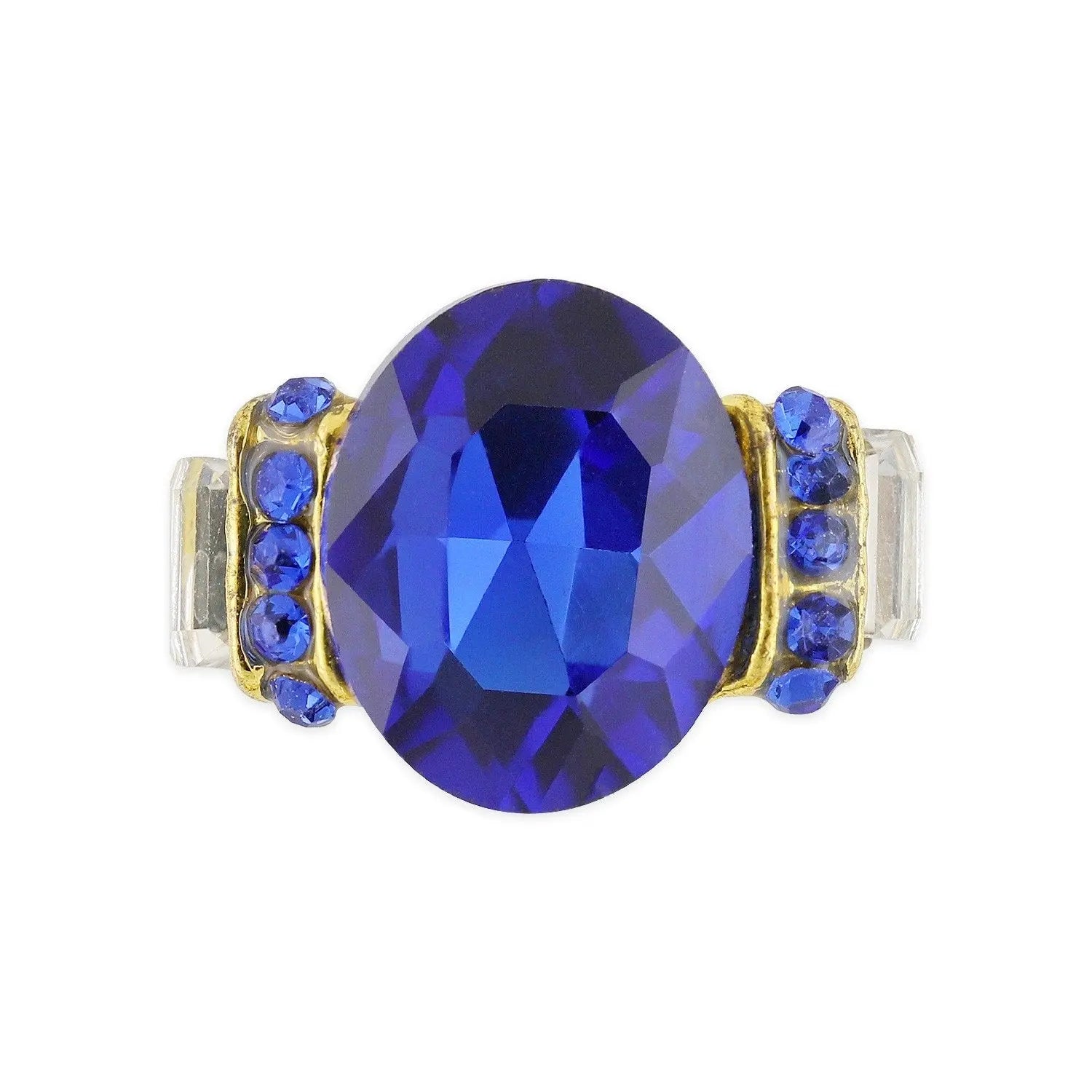 Pot of 10 Charms - Oval Sapphire   Naio Nails