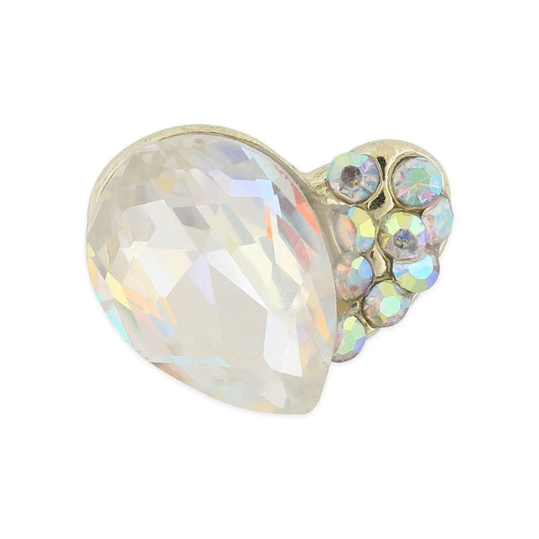 Pot of 10 Charms - Crystal Heart   Naio Nails