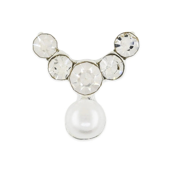 Pot of 10 Charms - Pearl Wishbone   Naio Nails