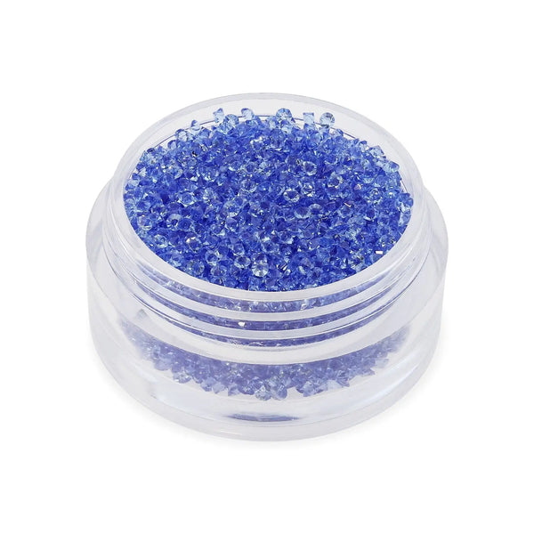 Powder Blue Crystals - 1mm   Naio Nails