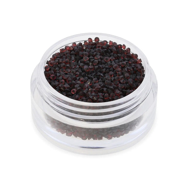 Burgundy Crystals - 1mm   Naio Nails