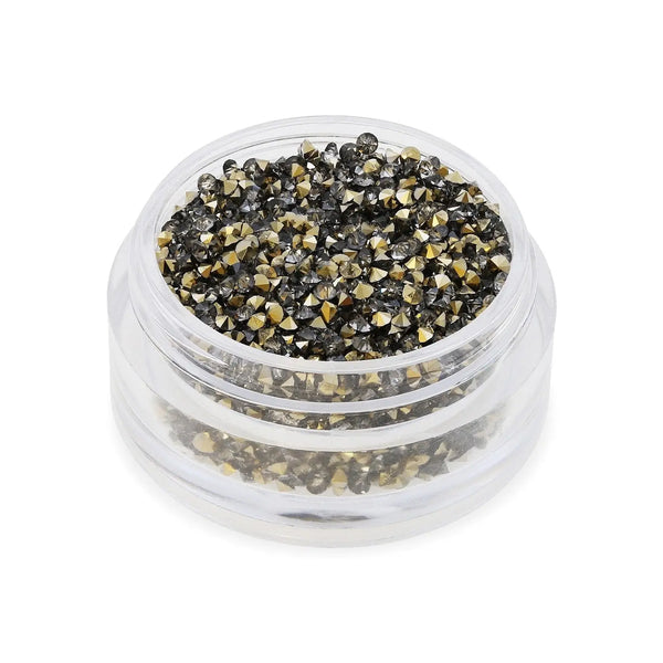 Charcoal Crystals - 1mm   Naio Nails