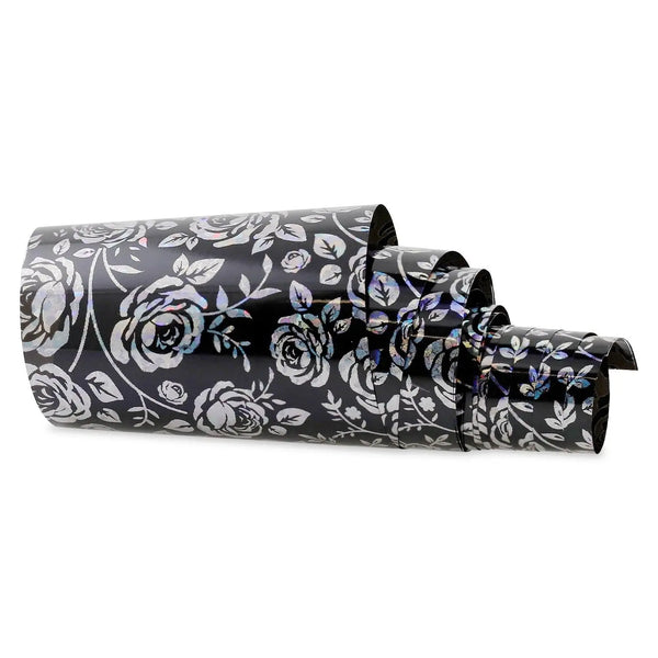 NF-061 Holographic Rose - Transfer Foil Strip   Naio Nails