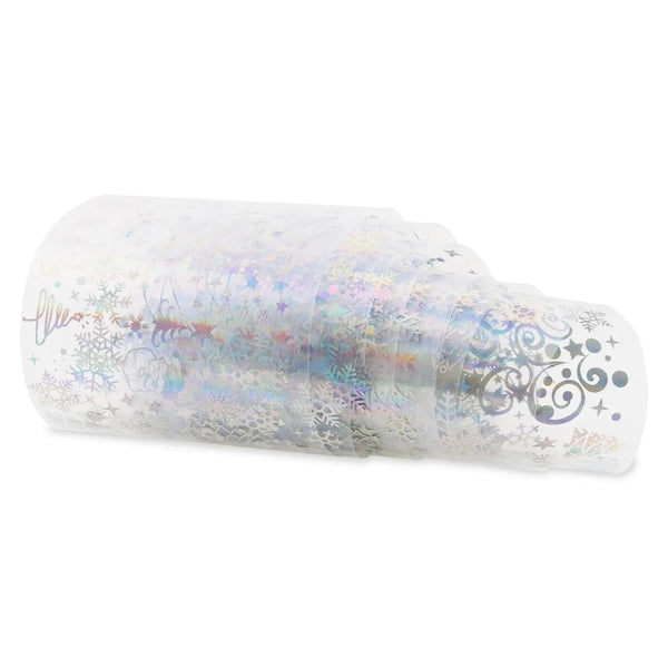 NF-060 Holographic Christmas - Transfer Foil Strip   Naio Nails
