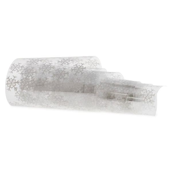 NF-062 White Snowflake - Transfer Foil Strip   Naio Nails