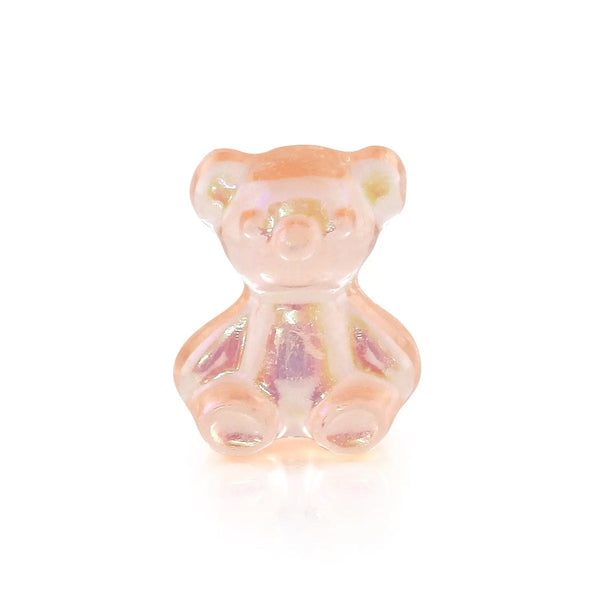 Pot of 5 Charms - Orange Teddybear   Naio Nails