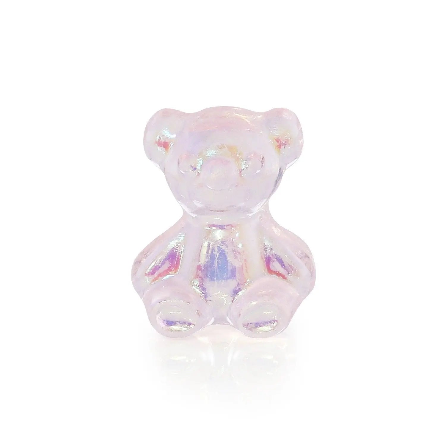 Pot of 5 Charms - Pastel Pink Teddybear   Naio Nails