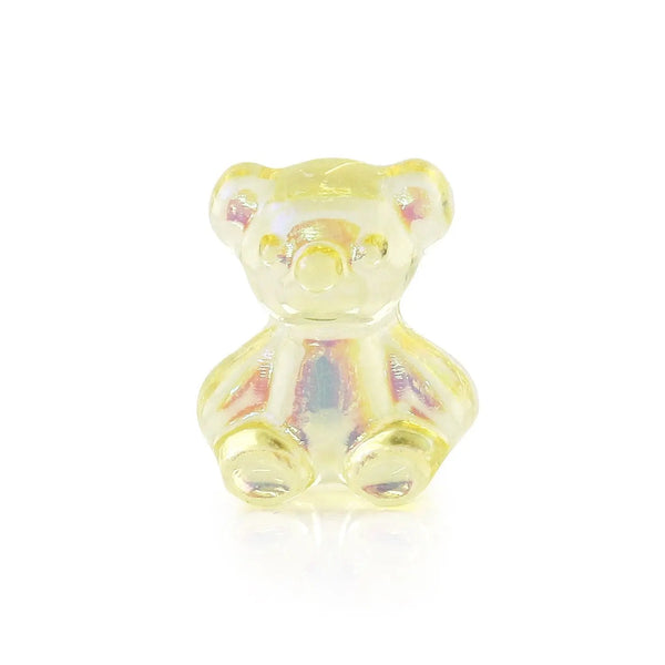 Pot of 5 Charms - Yellow Teddybear   Naio Nails
