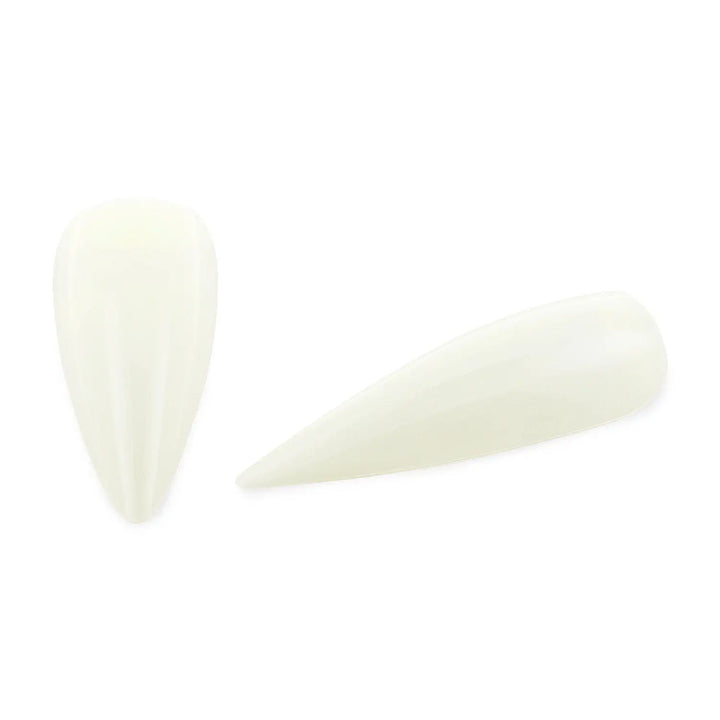 Full Cover Long Stiletto - Natural Nail Tips - 360 Tips   Naio Nails
