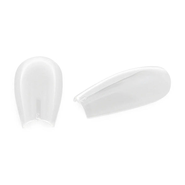 Full Cover Pre-Pinched Ballerina - Clear Nail Tips - 360 Tips   Naio Nails