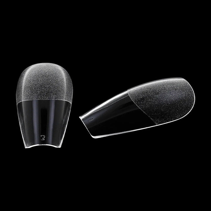 Full Cover Ballerina - Clear Nail Tips - 360 Tips   Naio Nails
