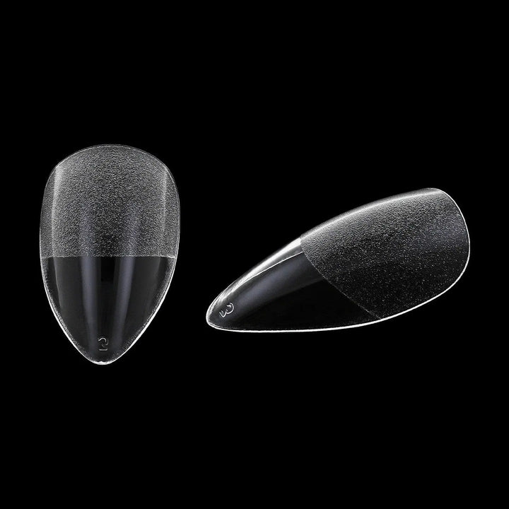 Full Cover Almond - Clear Nail Tips - 360 Tips   Naio Nails