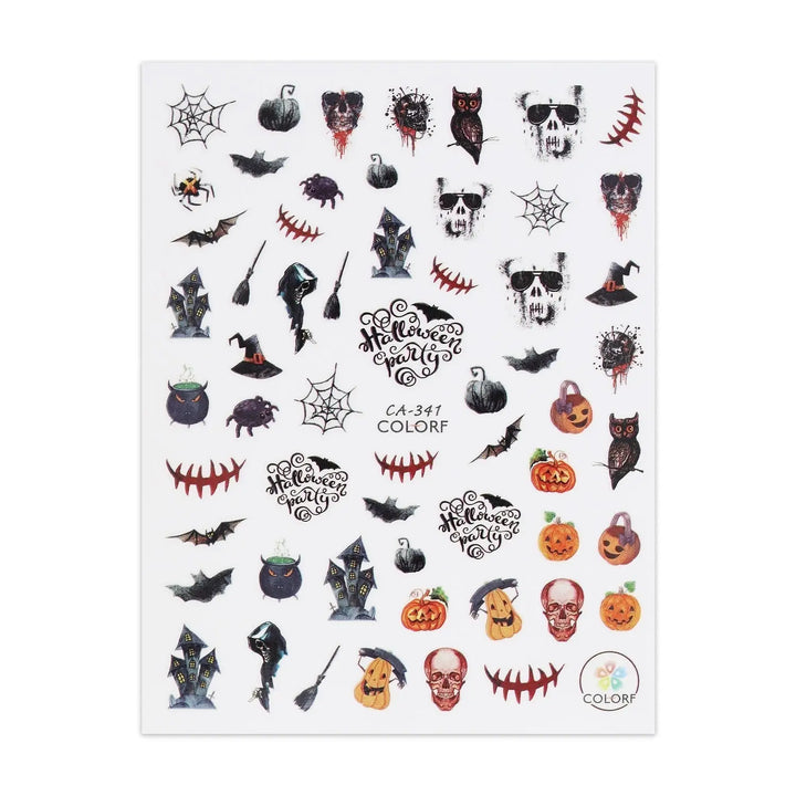 Halloween Stickers - Spooky Collection   Naio Nails