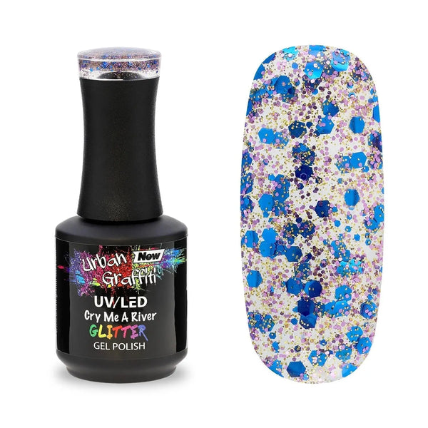 Cry Me A River - UGGP-A0890 Urban Graffiti Gel Polish 15ml   Naio Nails