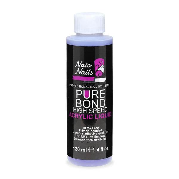 Pure Bond High Speed Acrylic Liquid 120ml UK   Naio Nails